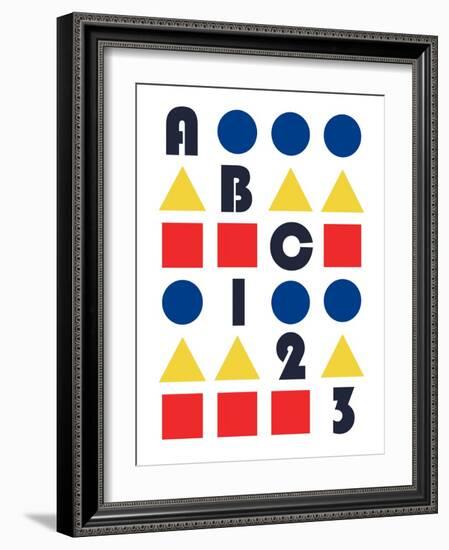 ABC 123-null-Framed Giclee Print