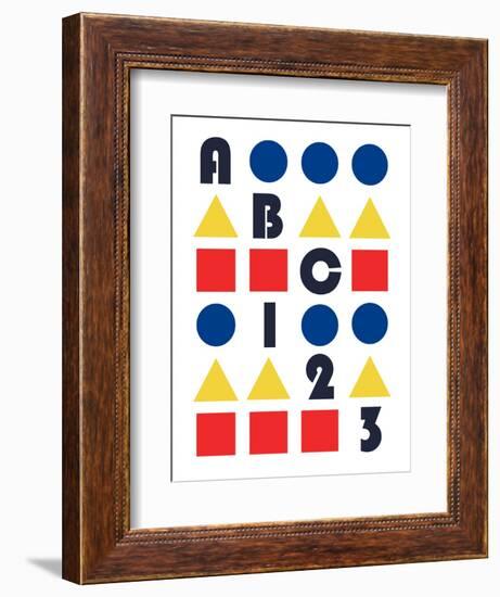 ABC 123-null-Framed Giclee Print