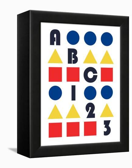 ABC 123-null-Framed Premier Image Canvas