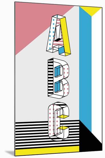 ABC Graphics-Myriam Tebbakha-Mounted Giclee Print