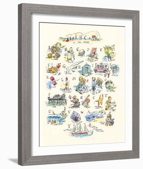 ABC of The Seaside-Claire Fletcher-Framed Giclee Print