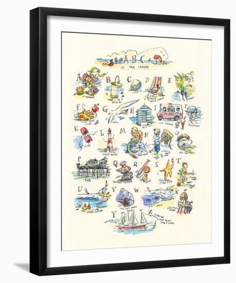 ABC of The Seaside-Claire Fletcher-Framed Giclee Print