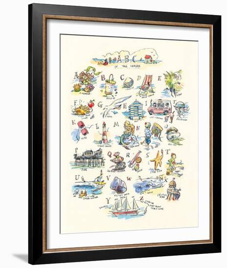 ABC of The Seaside-Claire Fletcher-Framed Giclee Print