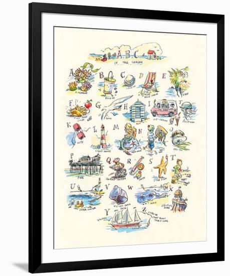 ABC of The Seaside-Claire Fletcher-Framed Giclee Print