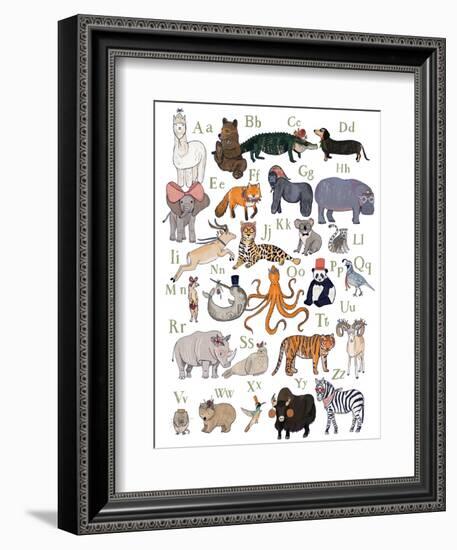 ABC Party Animal-Hanna Melin-Framed Art Print