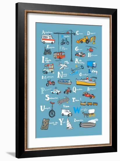 ABC’s-Hanna Melin-Framed Art Print