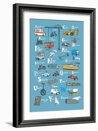 ABC’s-Hanna Melin-Framed Art Print