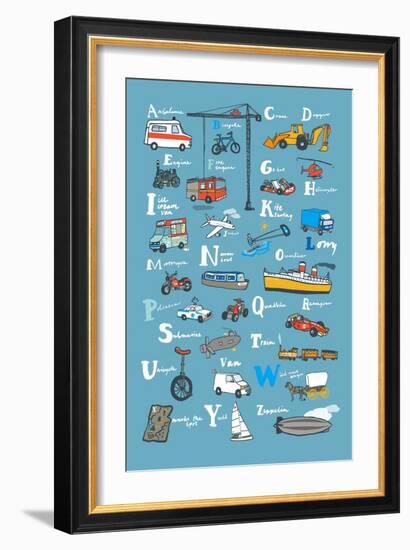 ABC’s-Hanna Melin-Framed Art Print