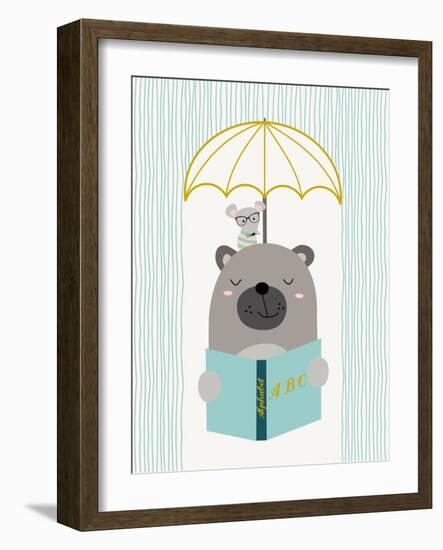 Abcbear-Nanamia Design-Framed Art Print