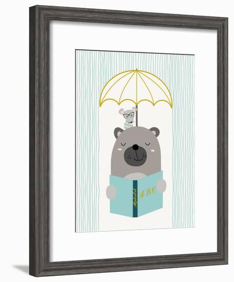 Abcbear-Nanamia Design-Framed Art Print