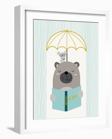 Abcbear-Nanamia Design-Framed Art Print