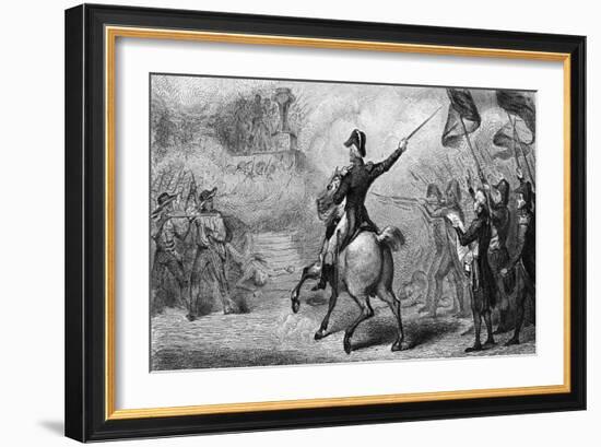 Abdication Demanded 2-Ary Scheffer-Framed Premium Giclee Print