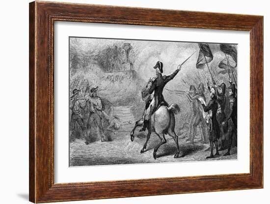 Abdication Demanded 2-Ary Scheffer-Framed Art Print