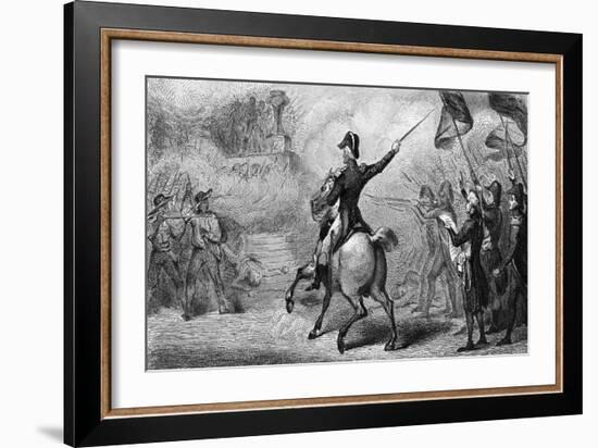 Abdication Demanded 2-Ary Scheffer-Framed Art Print