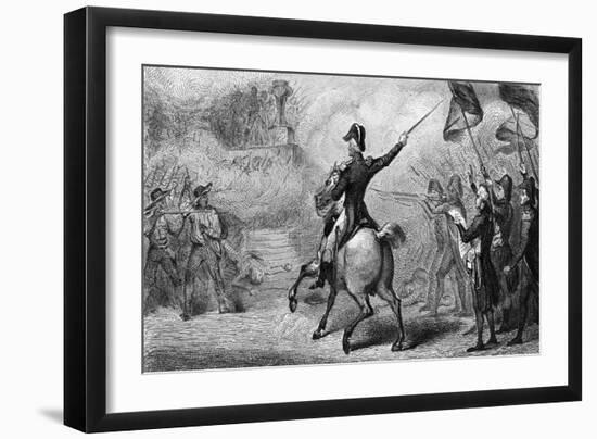 Abdication Demanded 2-Ary Scheffer-Framed Art Print