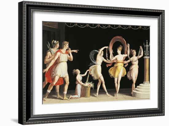 Abduction of Helen-Antonio Canova-Framed Giclee Print