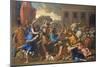Abduction of the Sabine Women-Nicolas Poussin-Mounted Art Print
