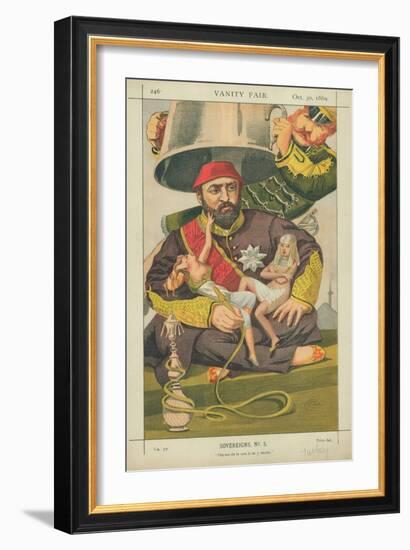 Abdul-Aziz, Sultan of Turkey, Ote-Toi De La Que Je M' Y Mette, 30 October 1869, Vanity Fair Cartoon-James Tissot-Framed Giclee Print