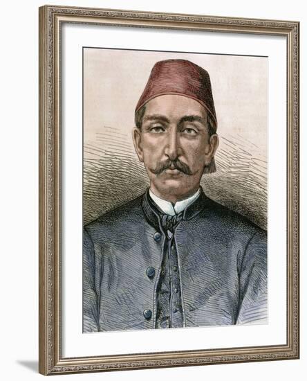 Abdul Hamid Ii (1842-1918). Sultan of the Ottoman Empire (1876-1909)-Prisma Archivo-Framed Photographic Print