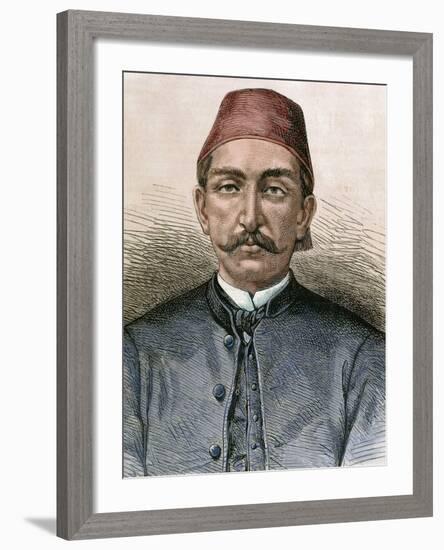 Abdul Hamid Ii (1842-1918). Sultan of the Ottoman Empire (1876-1909)-Prisma Archivo-Framed Photographic Print