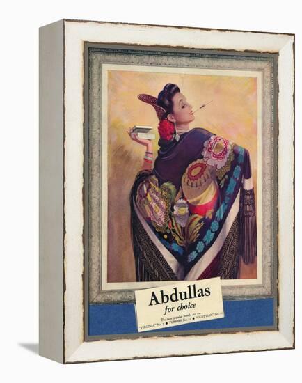 'Abdullas for choice', c1945-Unknown-Framed Premier Image Canvas