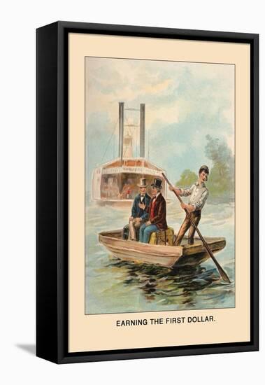 Abe Lincoln, Earning the First Dollar-Harriet Putnam-Framed Stretched Canvas