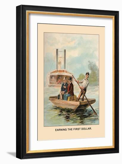 Abe Lincoln, Earning the First Dollar-Harriet Putnam-Framed Art Print