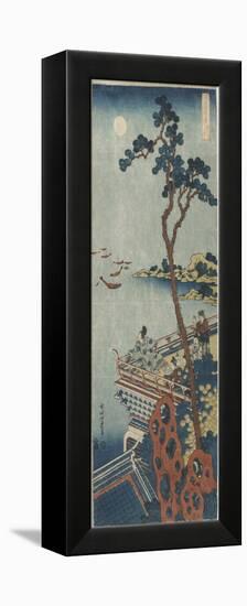 Abe No Nakamoro. 1832-1833-Katsushika Hokusai-Framed Premier Image Canvas