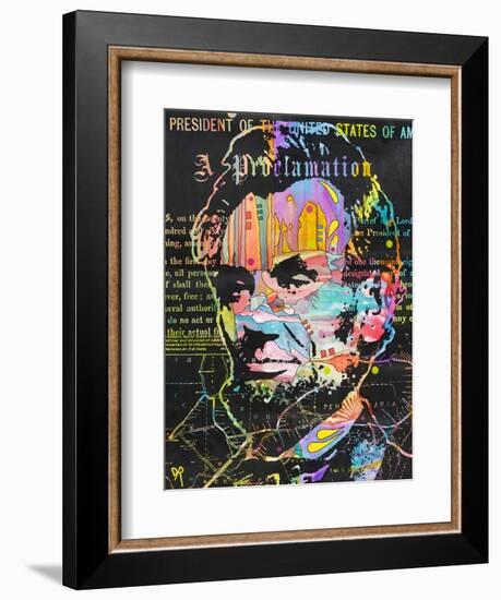 Abe's Proclamation-Dean Russo- Exclusive-Framed Premium Giclee Print