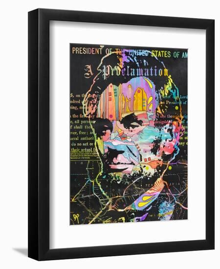 Abe's Proclamation-Dean Russo- Exclusive-Framed Premium Giclee Print