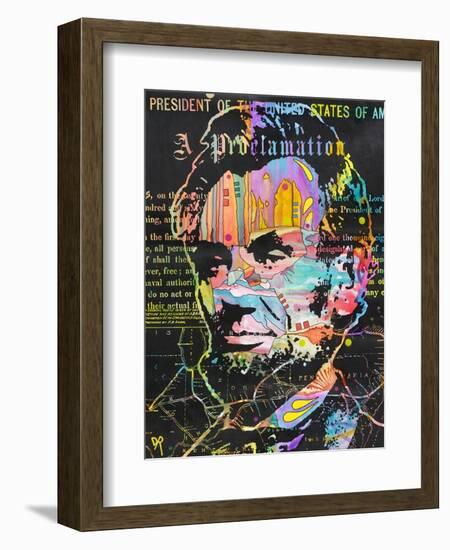 Abe's Proclamation-Dean Russo- Exclusive-Framed Giclee Print