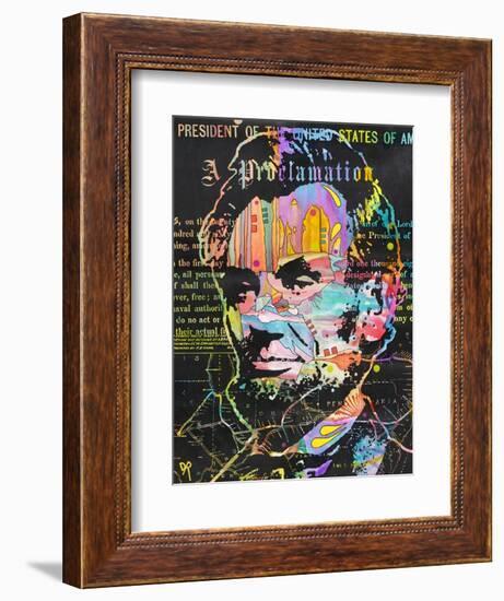 Abe's Proclamation-Dean Russo- Exclusive-Framed Giclee Print