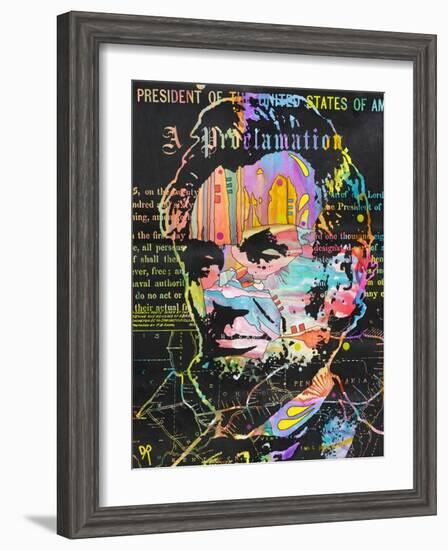 Abe's Proclamation-Dean Russo- Exclusive-Framed Giclee Print