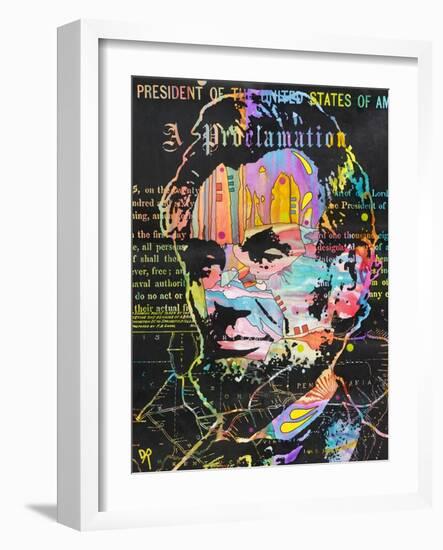 Abe's Proclamation-Dean Russo- Exclusive-Framed Giclee Print