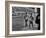 Abebe Bikila and Mamo Wolde in Exhibition Race at Berlin Olympic Stadium-null-Framed Premium Photographic Print