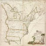 America's First National Map, 1784-Abel Buell-Mounted Giclee Print
