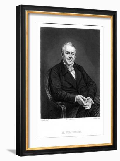 Abel Francois Villemain-Ary Scheffer-Framed Art Print