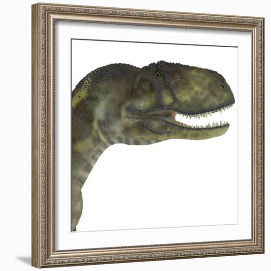 Abelisaurus Portrait-Stocktrek Images-Framed Art Print