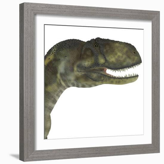 Abelisaurus Portrait-Stocktrek Images-Framed Art Print