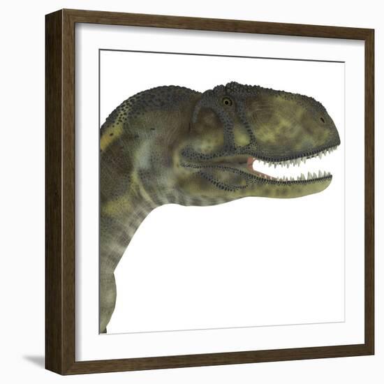 Abelisaurus Portrait-Stocktrek Images-Framed Art Print