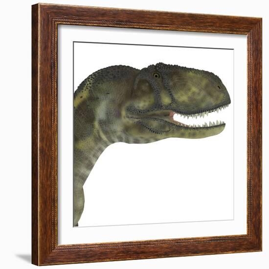 Abelisaurus Portrait-Stocktrek Images-Framed Art Print