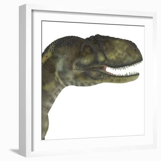 Abelisaurus Portrait-Stocktrek Images-Framed Art Print