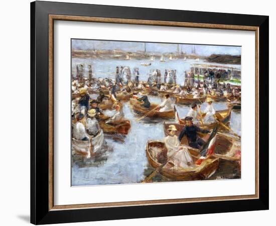 Abend Am Uhlenhorster Faehrhaus, 1910-Max Liebermann-Framed Giclee Print