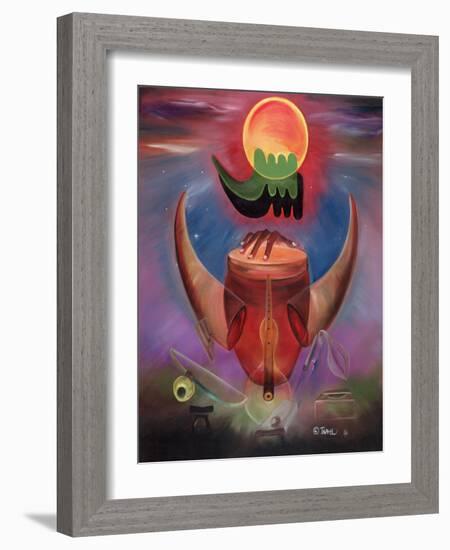 Abeng II-Ikahl Beckford-Framed Giclee Print