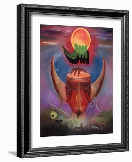 Abeng II-Ikahl Beckford-Framed Giclee Print