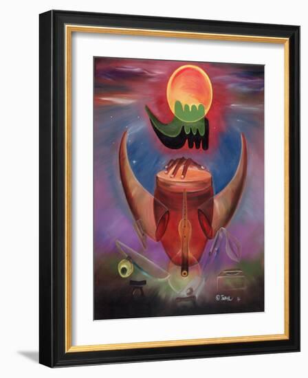 Abeng II-Ikahl Beckford-Framed Giclee Print