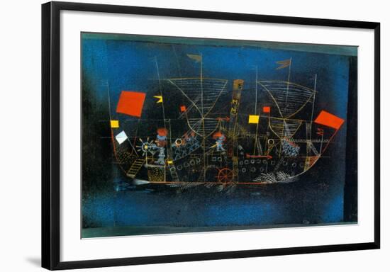 Abenteur - Schiff-Paul Klee-Framed Art Print