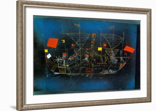 Abenteur - Schiff-Paul Klee-Framed Art Print