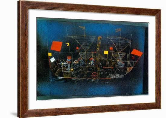 Abenteur - Schiff-Paul Klee-Framed Art Print