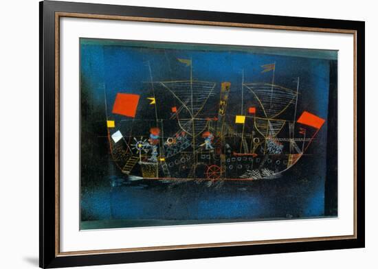 Abenteur - Schiff-Paul Klee-Framed Art Print